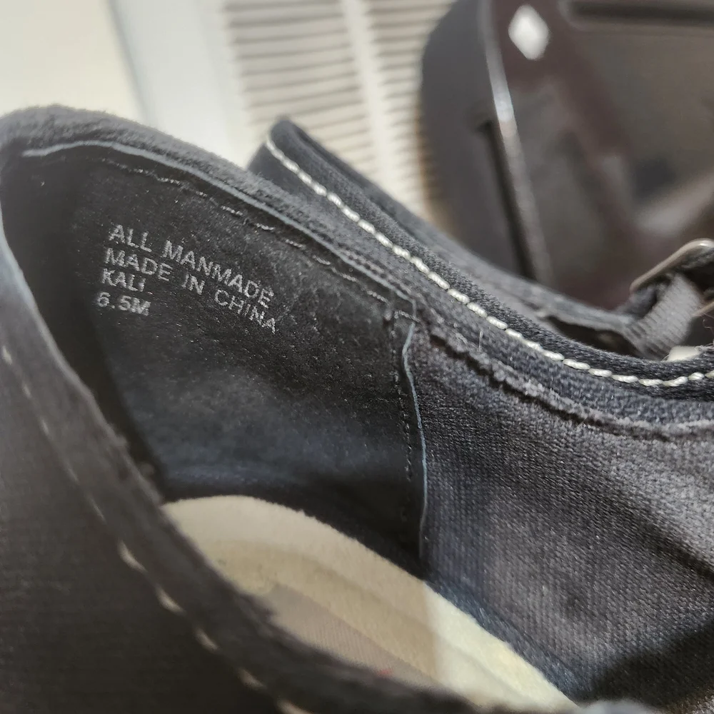 American Rag Black and Tan Platform Heels